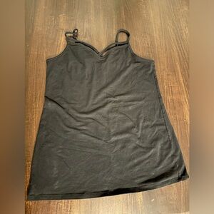 Size 2 Black Torrid Cross Front Tank Top